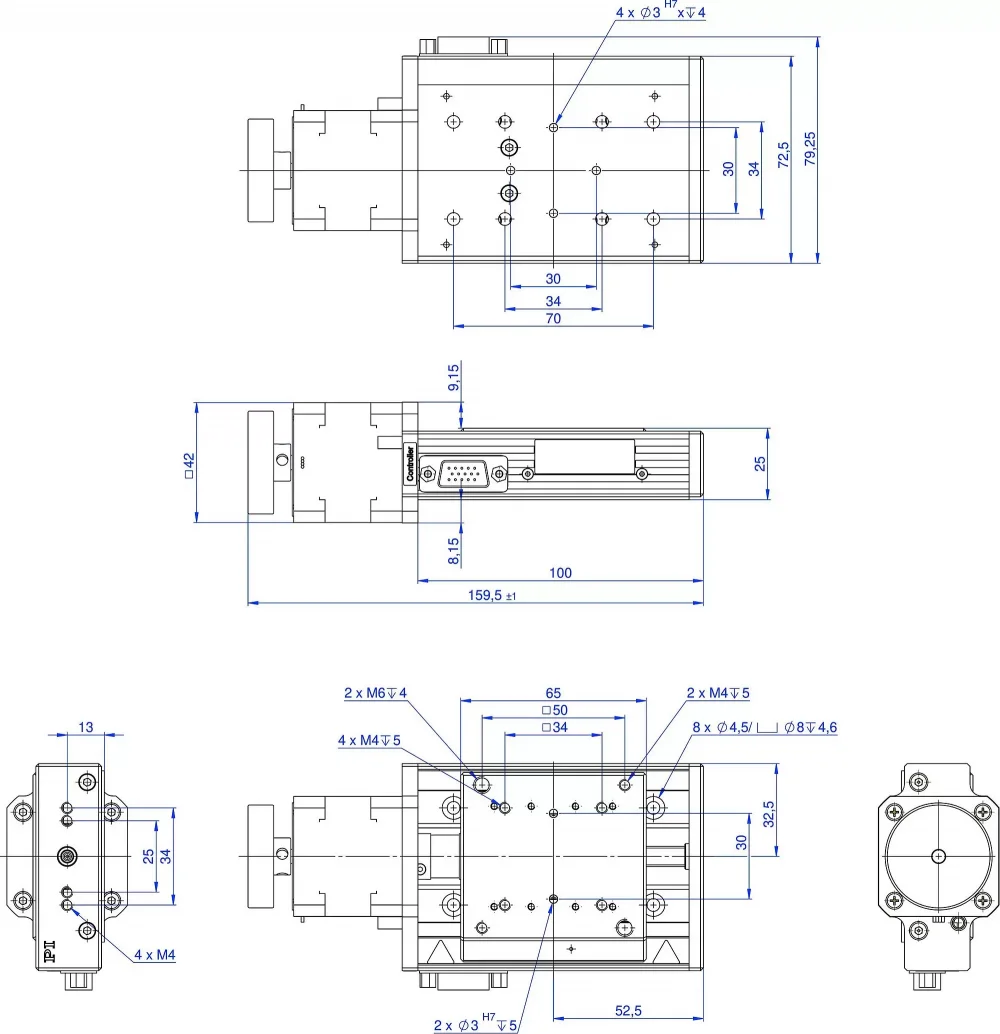 6230V61000, dimensions in mm