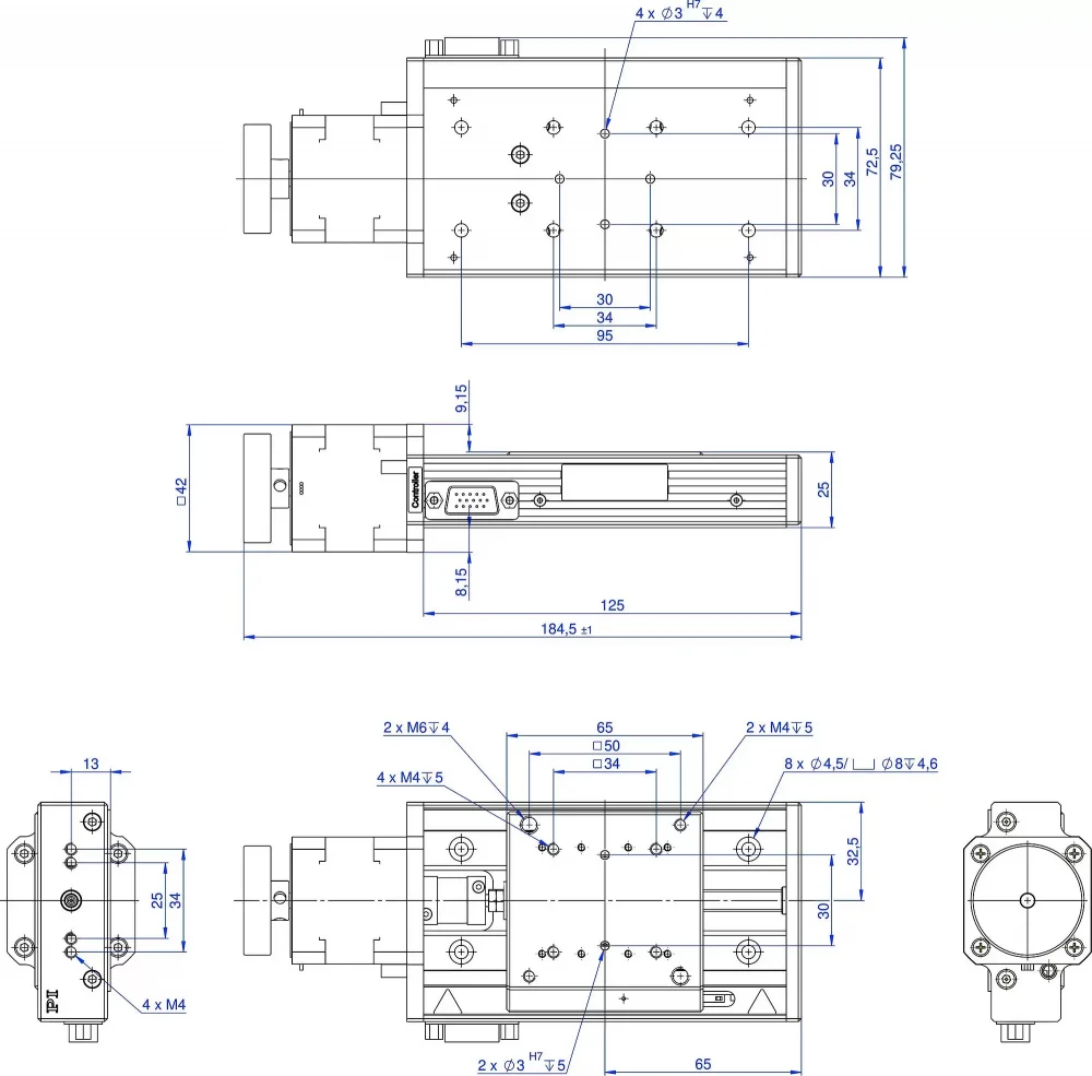 6230V62000, dimensions in mm