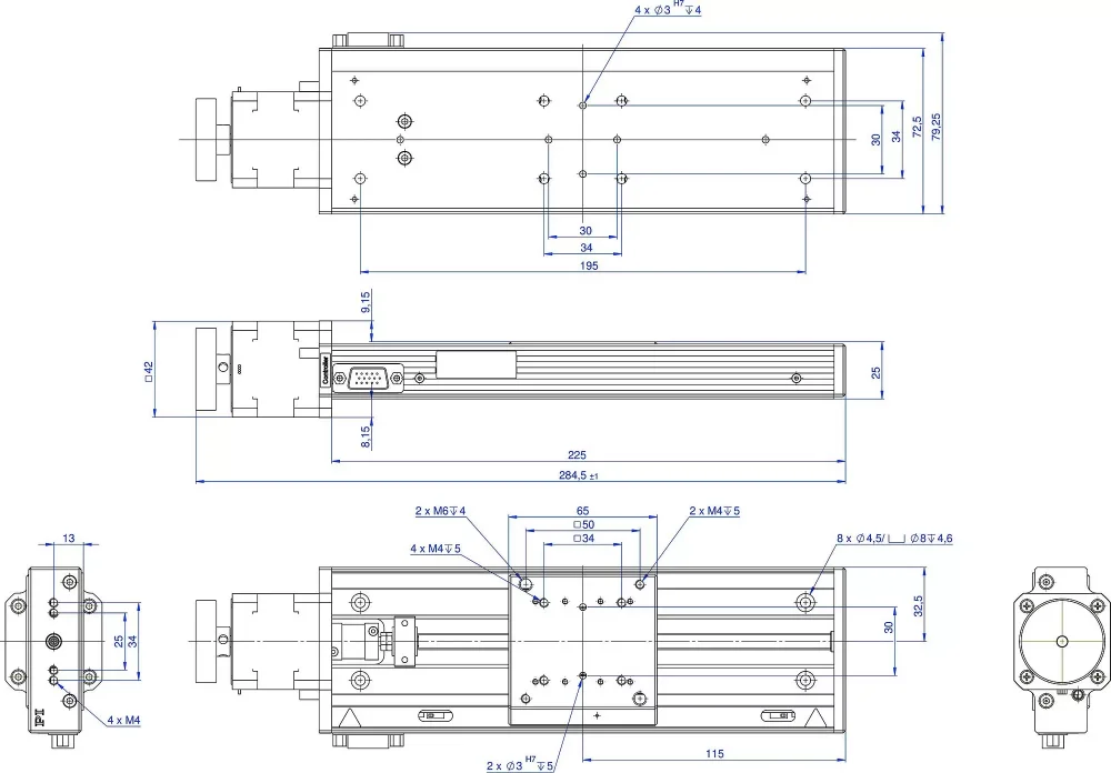 6230V65000, dimensions in mm