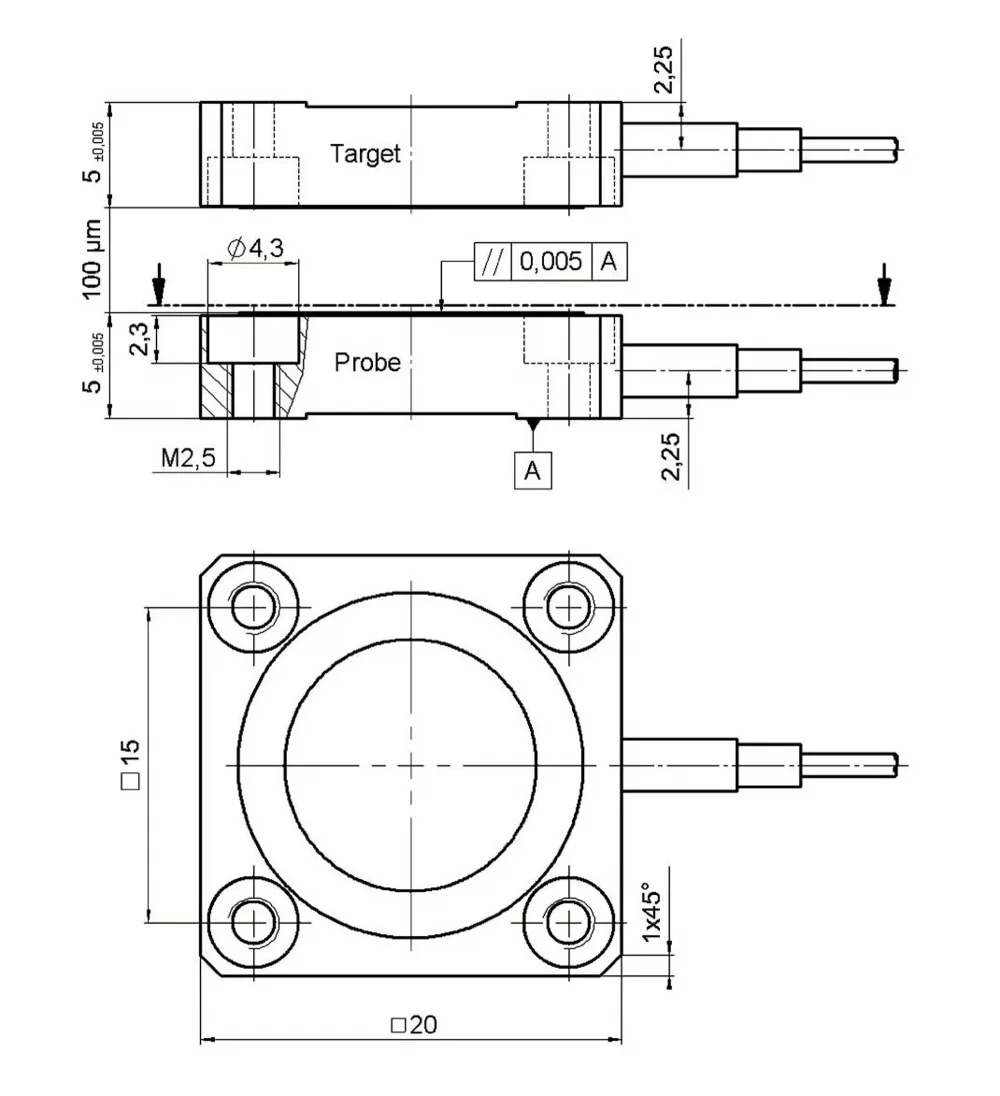 D-100.00, dimensions in mm. Note that a comma is used in the drawings instead of a decimal point.