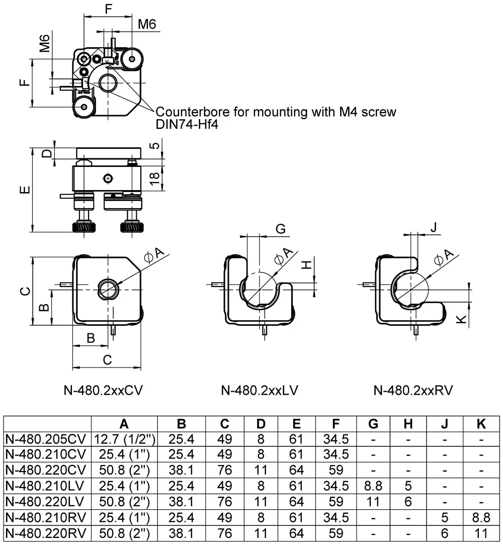 N-480.2xxxx, dimensions in mm